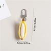 3PCS Creative 3D Simulation Half Peeled Banana Keychain, Cute Fruit Bag Charm Pendant