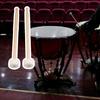 Yibuy 2-Pack 14-Inch Handle Mallet Timpanistik, Multi-Purpose Felt Mallets