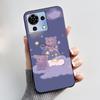 Милый Мультяшный Чехол Для ZTE Blade V50 Vita 4G Печатный Корпус Защитная Крышка Мягкий Силикон Черный Корпус