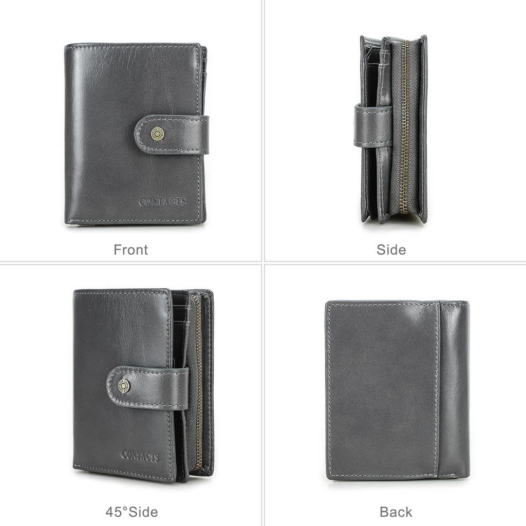 CONTACT'S женский компактный бумажник из натуральной кожи