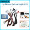 Автомобильный аудио 16-контактный кабель питания Android для Nissan Teana 2008-2012, адаптер жгута проводов для DVD-плеера