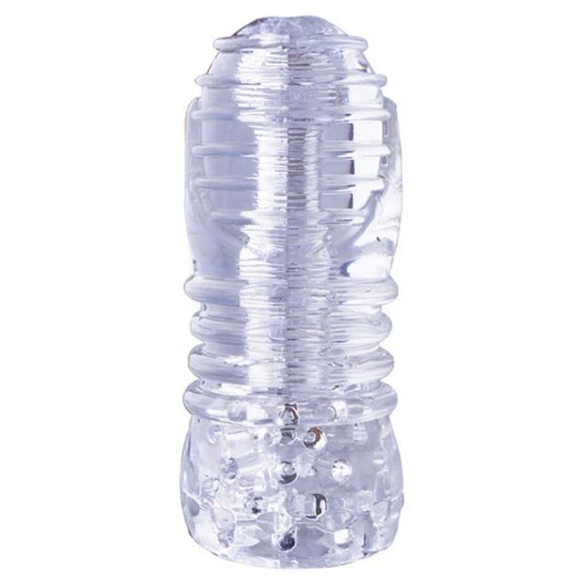 Male Clear Masturbator  Stroker Silicone Soft Transparent  Masturbators
