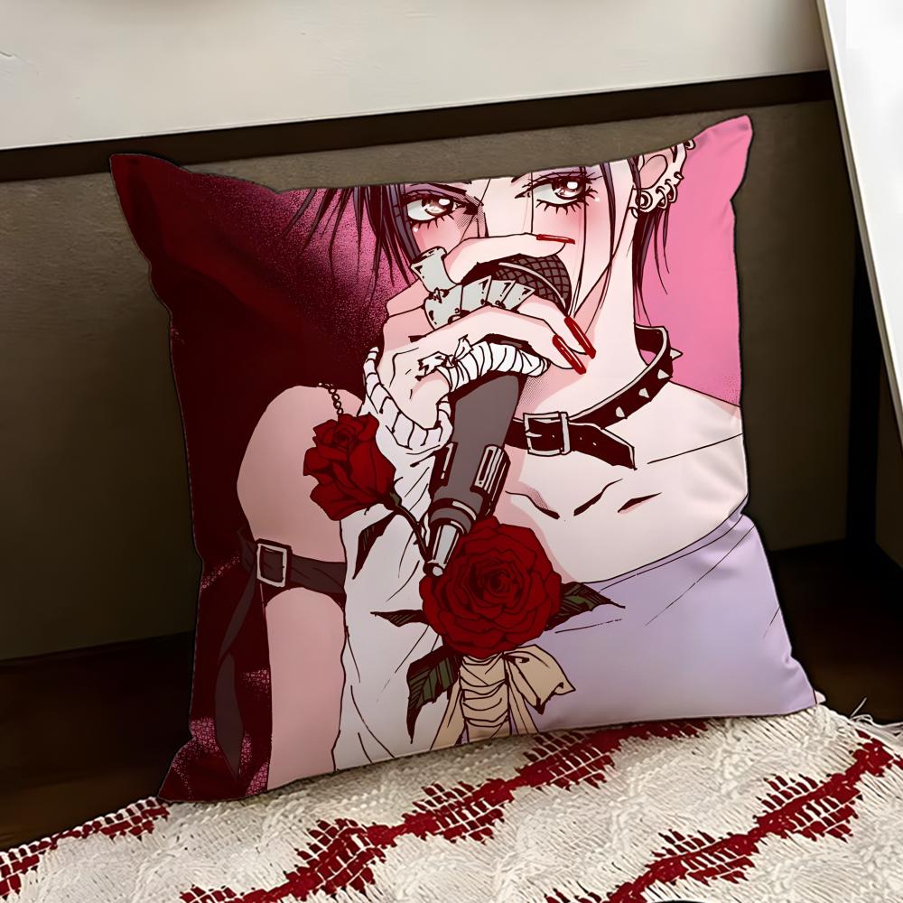Anime NNNANA Cushion Cover Reversible Soft Durable Pillow Cover Home Car MultiScene Use for Daily Comfort