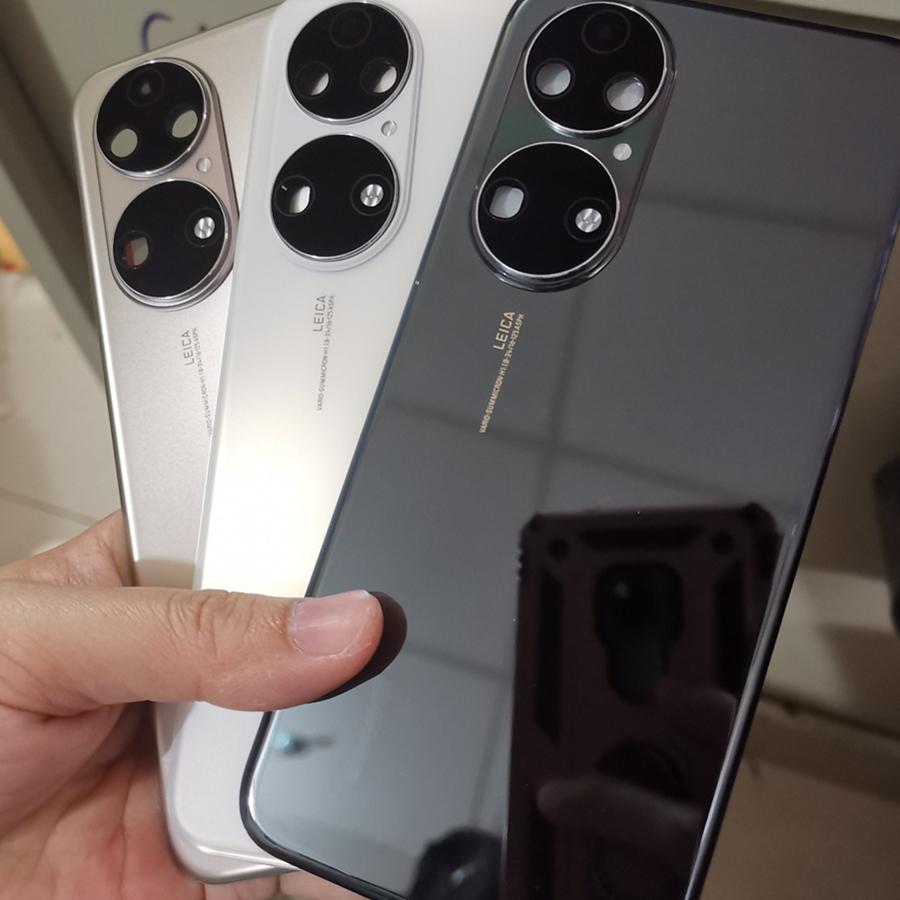6,6 "для Huawei P50 Pro задняя крышка батарейного отсека заднее стекло задняя дверь корпуса для P50Pro крышка батарейного отсека с рамкой объектива камеры