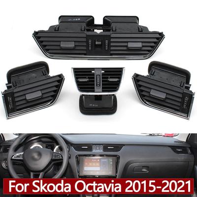 Решетка воздуховода кондиционера передняя задняя для Skoda Octavia 3 MK3 A7 2015- 5E0819701 5E0819702 5E0820951