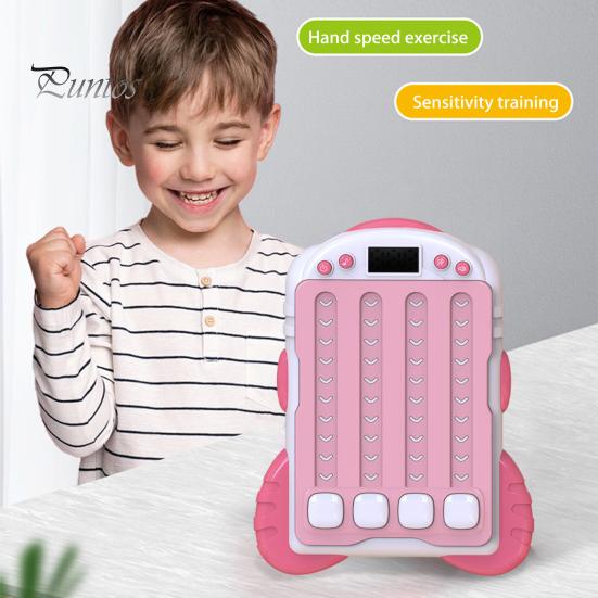 Игровая консоль Fast Push Rhythm Master со светодиодной подсветкой, электронная портативная музыкальная игрушка для снятия стресса, для детей и взрослых, интерактивная игра Beat Matching