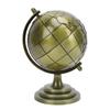 World Globe Alloy Metallic Luster and Texture 360 Degrees  Rotating Educational Globe for Office Study