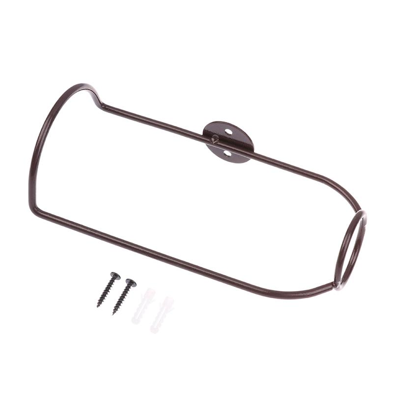 1Pcs Wall-Mounted Bar Wine Holder Champagne Storage Display Iron Metal Support Shelf Stand