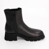 Ru Fashion Boots Tank Sole Side Gore Short Boots 2842 Black [Lanvin Bleu]