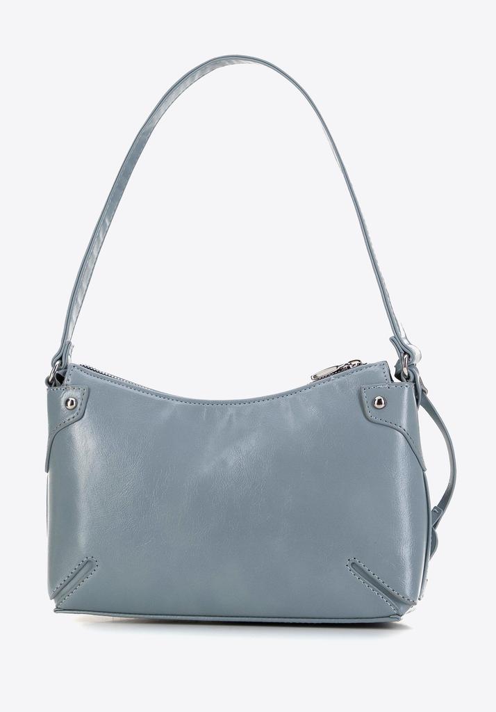Wittchen Women's Shoulder Bag With Rivets, Blue, Eco-Leather