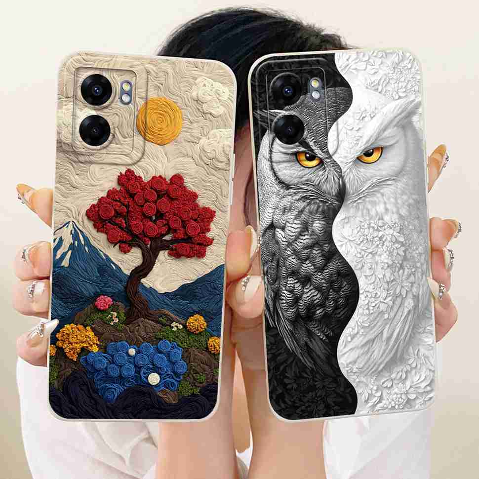 For Oppo A57 5G 2022 Casing Cool Dragon Pattern Cover Soft Silicone Phone Cases For Oppo A57 A 57 5G PFTM20 Coque Cover
