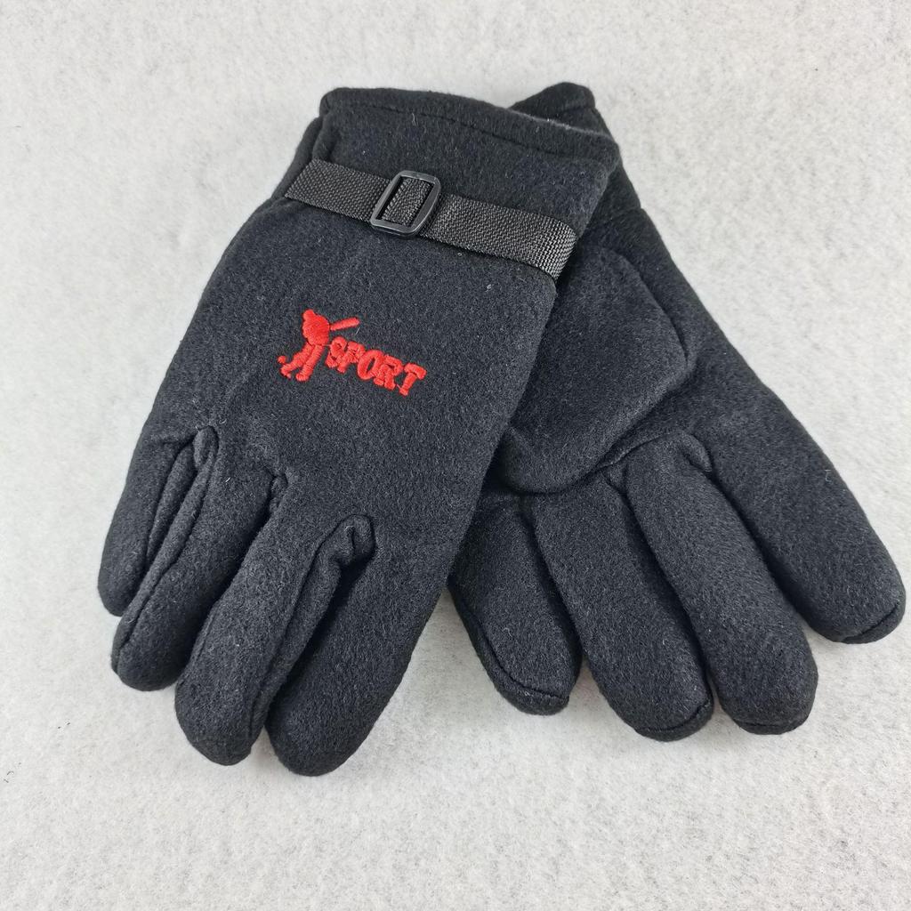 Мужские зимние флисовые перчатки Plus Velvet Polar - теплые, морозостойкие, износостойкие, спортивный дизайн