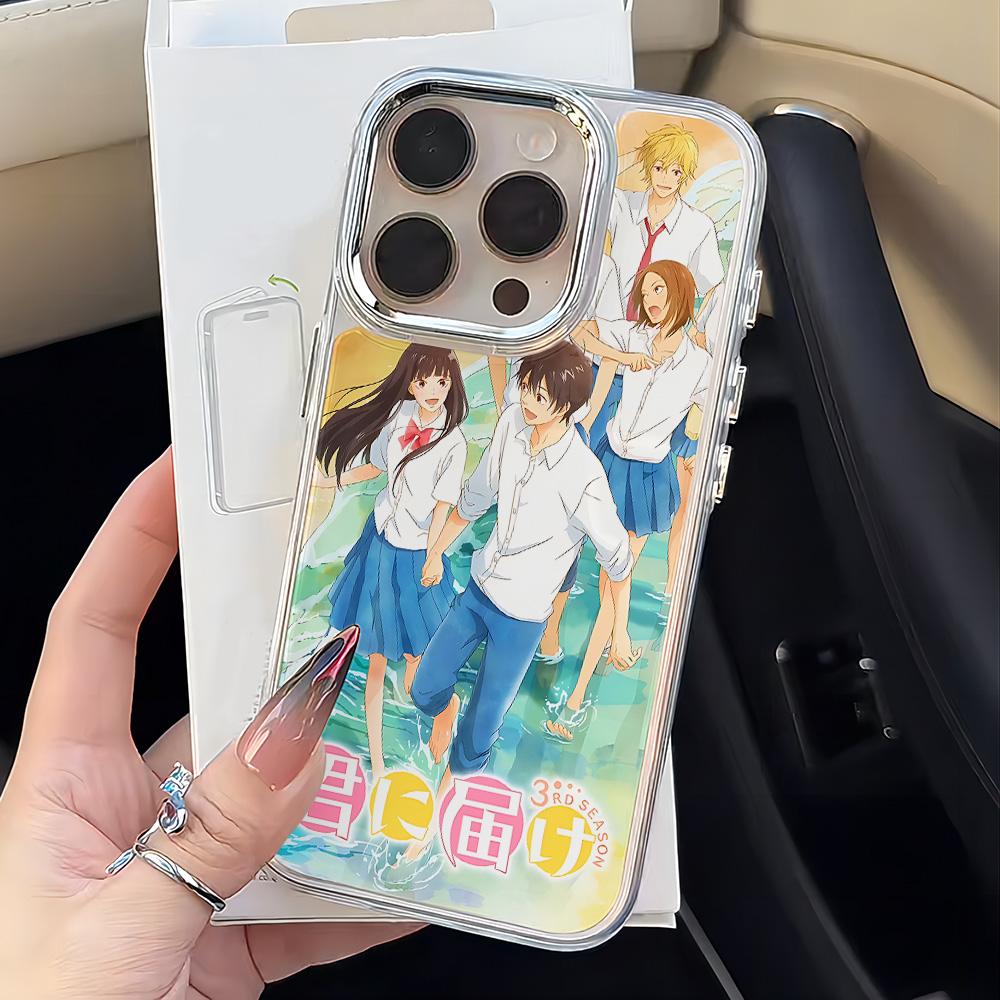 Чехол для телефона Kimi ni Todoke Для iPhone 17 16e 16 15 14 13 12 11 mini Pro Max X XR XSMAX 8 7 Air Plus Прозрачный Мягкий Чехол