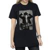AC/DC Womens/Ladies Angus Young Distressed Photo Cotton Boyfriend T-Shirt