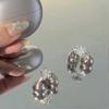 Flashing Cherry Blossoms Ear-Clip Accessories Zircon Earphone Charms for OWS Earbuds Fashion Jewelry Gift for Women
