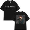 Футболка с принтом рэпера Yungblud Мужская одежда Оверсайз Готическая футболка Высококачественная футболка с коротким рукавом Хип-хоп Топы Уличная мода Унисекс