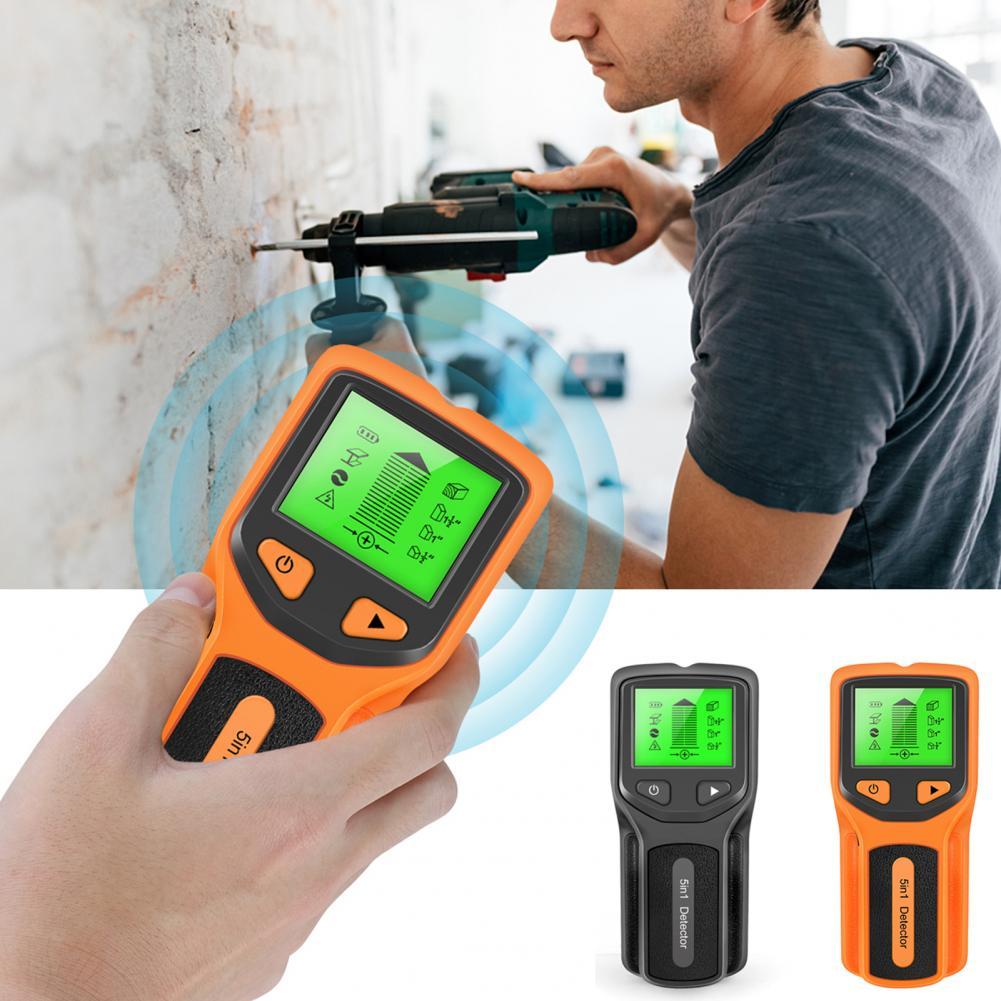 Accurate Stud Finder 5 In 1 Ergonomic Design Beam Finder Multi-purpose Hand-held Wall Scanner