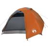 Tente de Camping - vidaXL - 4 Personnes - Imperméable - Portable - Gris