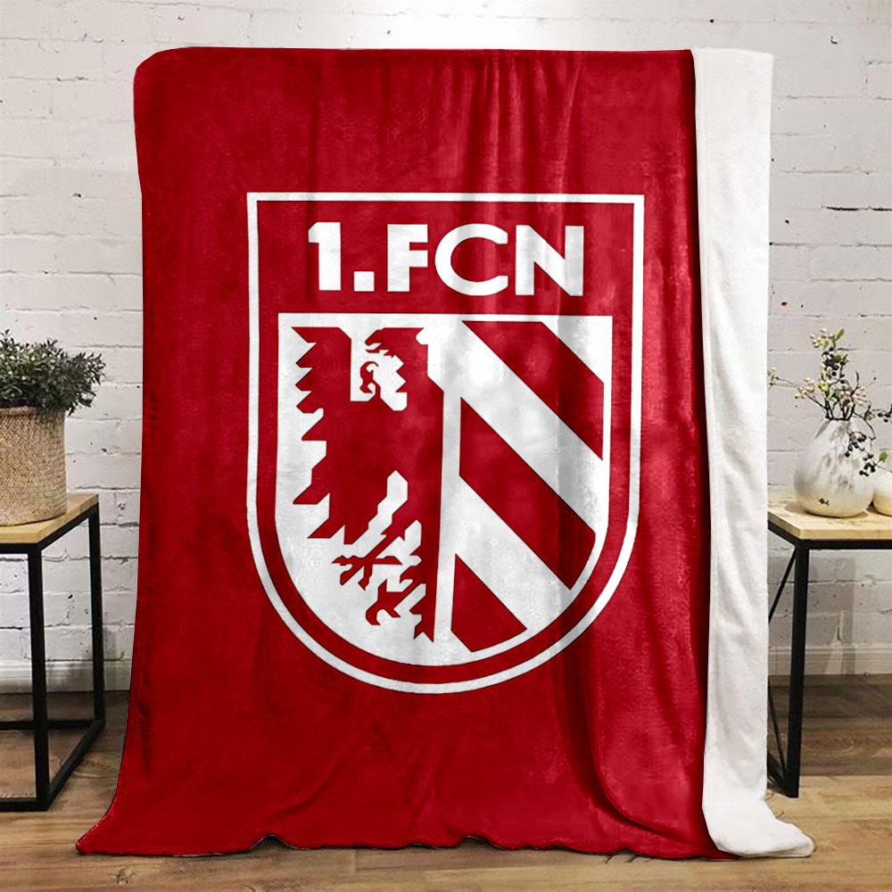 "1.FC Nürnberg Logo Blanket" for all seasons blanket lunch break throw gift
