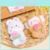Delightful Magnetic Plush Keychain Adorable Rabbit And Monkey For Bag Keys Or