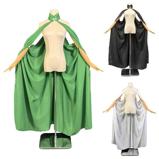 Halter Shawl Solid Color Breathable Off Shoulder Cloak Bright Color