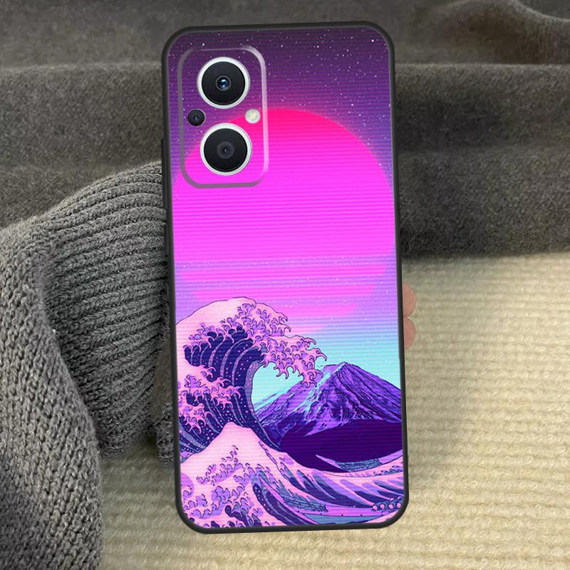 Vaporwave Art Phone Case For OPPO Reno 13 12 F 11 11F 8T 7 8 10 Pro OPPO Find X6 X8 Pro X3 X5 Lite Cover