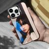 Hot L-LISA K-Korea Singer Phone For iPhone 14,17,13,12,11,16,15,Mini,Pro,SE,XS,MAX,Black Matte Silicone Cover Case