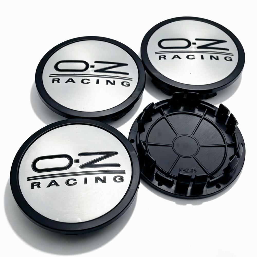 4pcs OZ Racing Logo Emblem Car Wheel Center Caps 75MM Clips 65MM Rim Hubcaps Dust Cover O.Z Badge HXFG67 Wheels Hub Cap Car Accessories