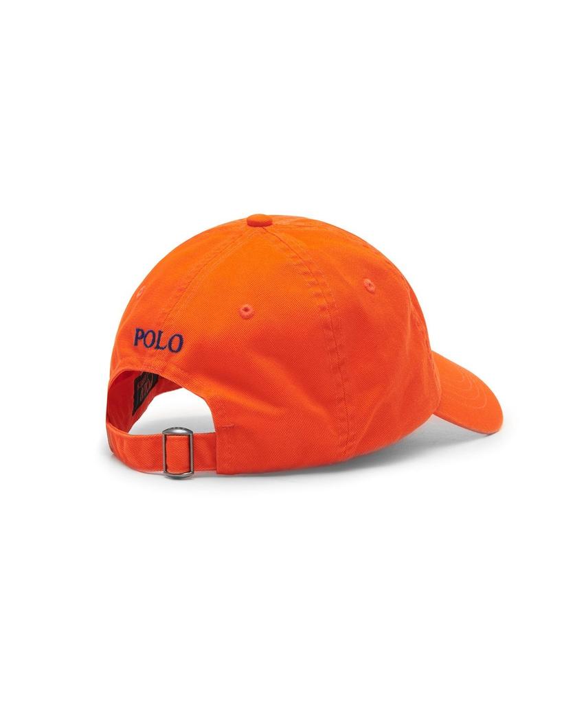 Кепка-бейсболка POLO RALPH LAUREN из хлопка чинос - Оранжевая