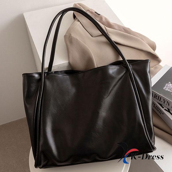 Большая сумка-шоппер на плечо для хранения вещей (3 цвета)