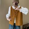2025 Autumn/Winter Women's Minimalist Soft Knit Sweater Vest - Versatile, Loose, Layered Style