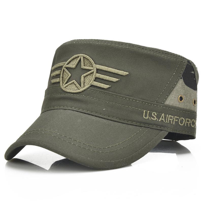 Мужская камуфляжная плоская кепка в корейском стиле - модная повседневная кепка-утконос на весну/осень