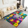 Simpsons Gta Mashup Cover Floor Mat Design for Dining Room Bedrooms Game Room Outdoor Anti-slip Rug Anime Office Decor Birthday/Christmas Gift