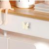 Zinc Alloy Butterfly Shape Door Pulls Butterfly Shape Single Hole Drawer Knobs  Cabinet