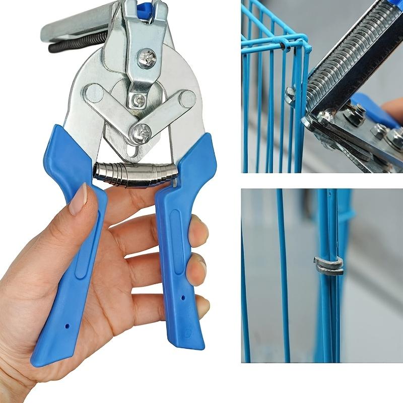 Сверхпрочный набор зажимов для свинарника с гвоздями М-типа, многоцелевой набор инструментов для клеток для животных, включает 600 клипс для ограждений, обивки и установки проволочных клеток