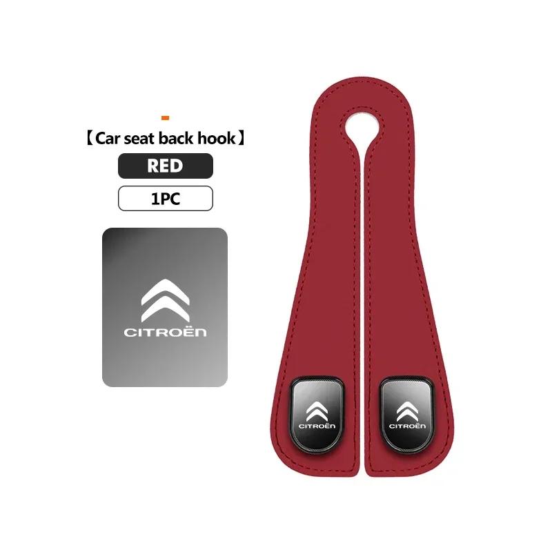 AOU4 Car Seat Hook Headrest Hanger Two Head Seat Back Organizer Hook For Citroen C5 C1 C2 C6 C4L DS3 DS4 DS5 C-Elysee Grand Berlingo