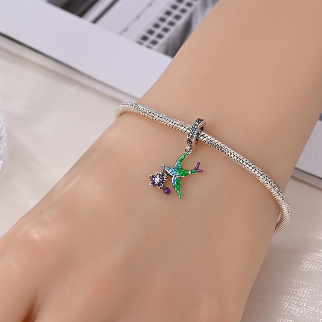 Copper Color-Changing Ladybug Carousel Suitable For Diy Birthday Party Gift Jewelry Bracelet Accessories