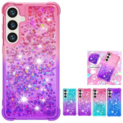 Чехол с блестками и переливающейся жидкостью для Samsung Galaxy S26 Ultra S25 FE S24 S23 S22 Plus A16 A17 A26 A36 A56 A15 A35 A55 A34 A54 A37 A57