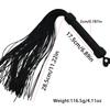 Soft Silicone Spanking Flogger - Full Body Silicone Whip with Heart Ring Handle for Adult Couples Play