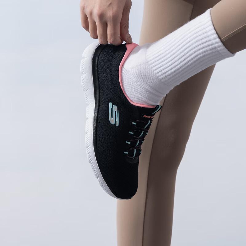 Skechers Женские дышащие слипоны для ходьбы