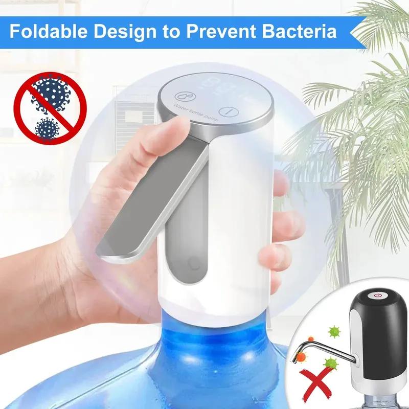 Electric Water Bottle Pump for 5 Gallon Water Bottle Dispenser Pump Automatic Drinking Water Pump Portable Water Dispenser