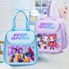 Kpop Witch Hunt Team Bento Bag, Children's Insulated Hand-held Lunch Box Bag, Large-capacity Thickened Aluminum Foil Insulated Bag