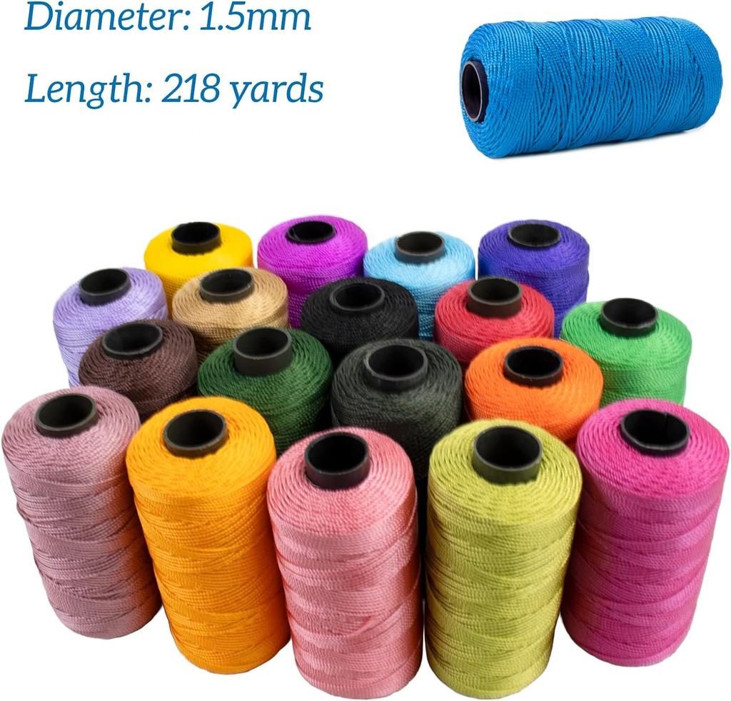 Пряжа для вязания крючком 2 мм/220 м DIY нить для вязания, пряжа для искусства из цветного ледяного шелка, шнур для сумок, шляп, полипропиленовая веревка для вязания крючком