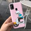 Для Samsung Galaxy M31 Чехол SM-M315F Милый Мультяшный Медведь Расписной Чехол для Телефона Для Samsung M31 M 31 GalaxyM31 Бампер Мягкий Funda
