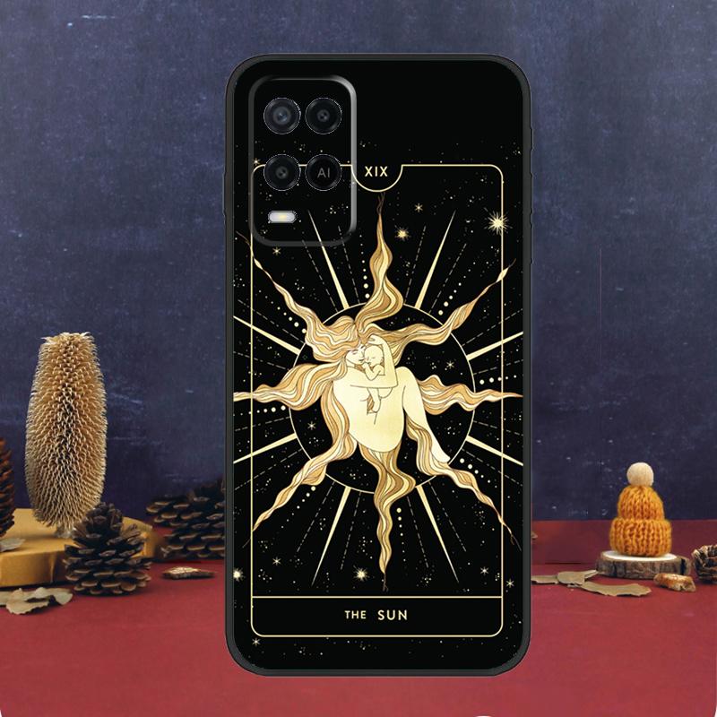 Witches Moon Tarot Mystery Totem For OPPO A58 A78 A98 A15 A16 A17 A76 A96 A77 A52 A72 A5 A9 A79 A94 A74 A57S A53S A54S Case