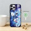 G-Genshin Impact F-Furina Чехол для телефона для iPhone 17/16/15/14/13/12/Plus/Pro/Max для Магнитной Беспроводной Зарядки