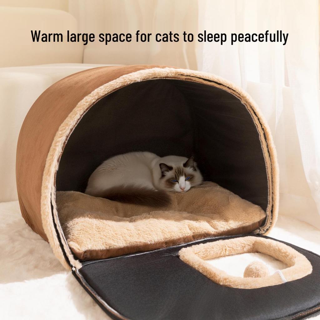 Трансграничная кошачья вилла: Уютное осенне-зимнее гнездышко для котят и собак