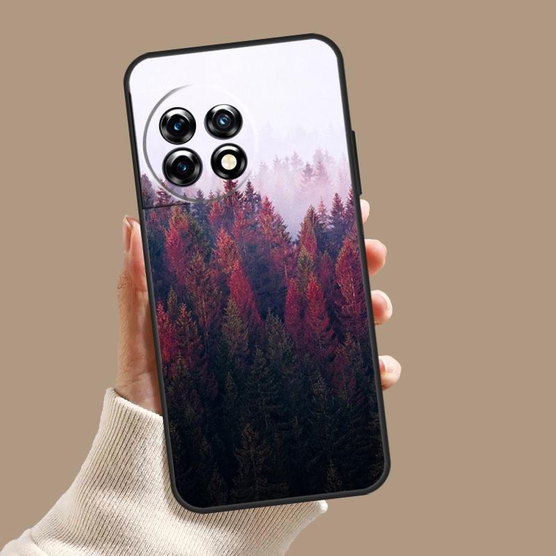 Nature Forest Mountain Case For OnePlus 12R 10R 9R 10T 8T 8 9 10 Pro 11 12 OnePlus Nord CE 2 3 Lite N10 N20 Cover