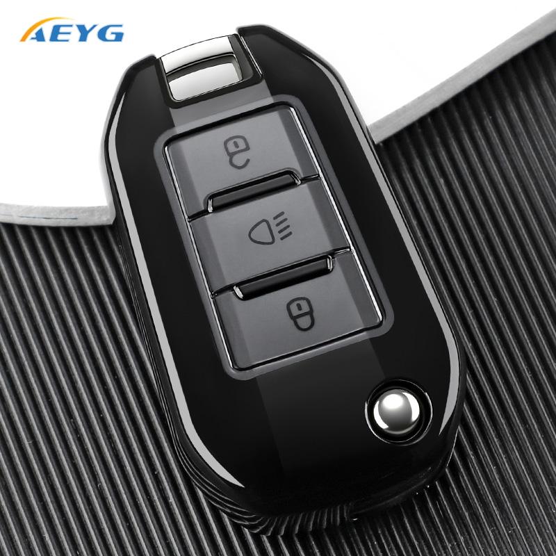 Чехол-держатель брелка из ТПУ для Peugeot 208 3008 308 508 408 2008 307 4008 Для Citroen C4 C3 C6 Cactus C8 3 Кнопки
