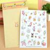 6 Sheets Rabbit Diary Book Sticker Scrapbook Calendar Notebook Label Decoration